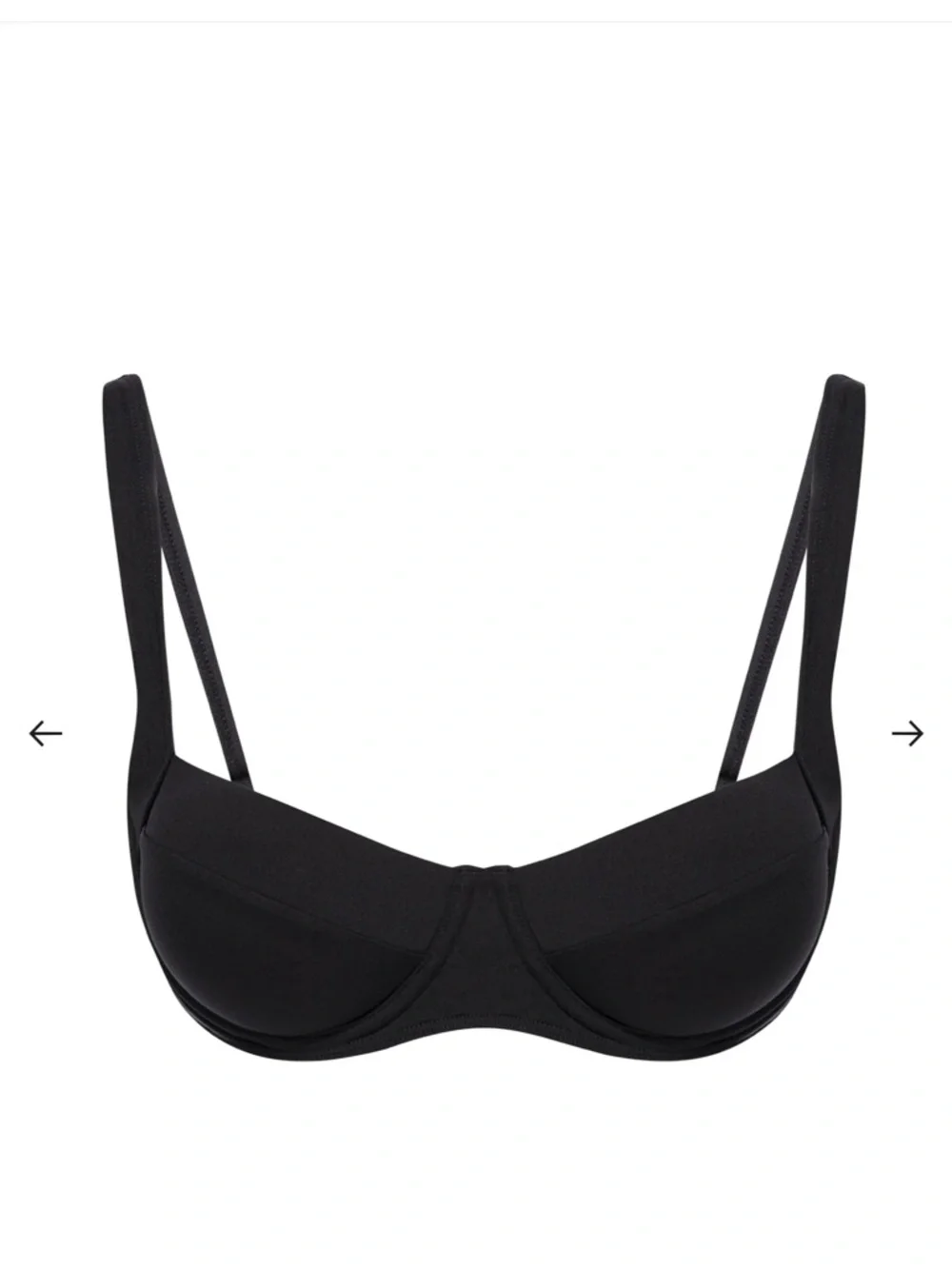 Monday Swimwear Black Two-Piece Bikini Set